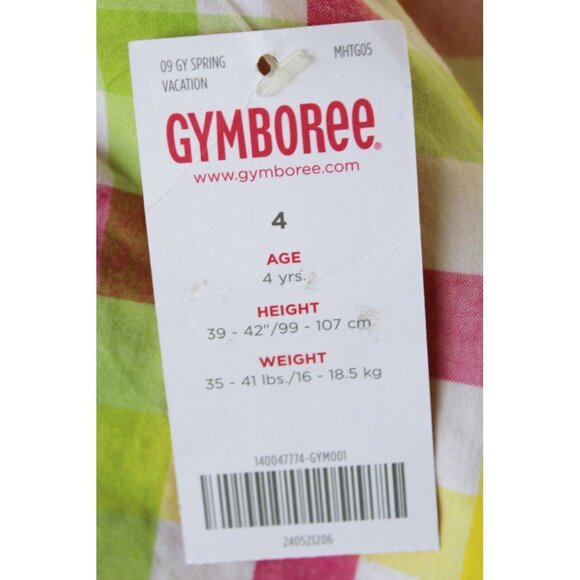 Gymboree Pretty Lady Dress Pink Yellow Plaid Halter Party Summer Lemonade - Picture 8 of 9